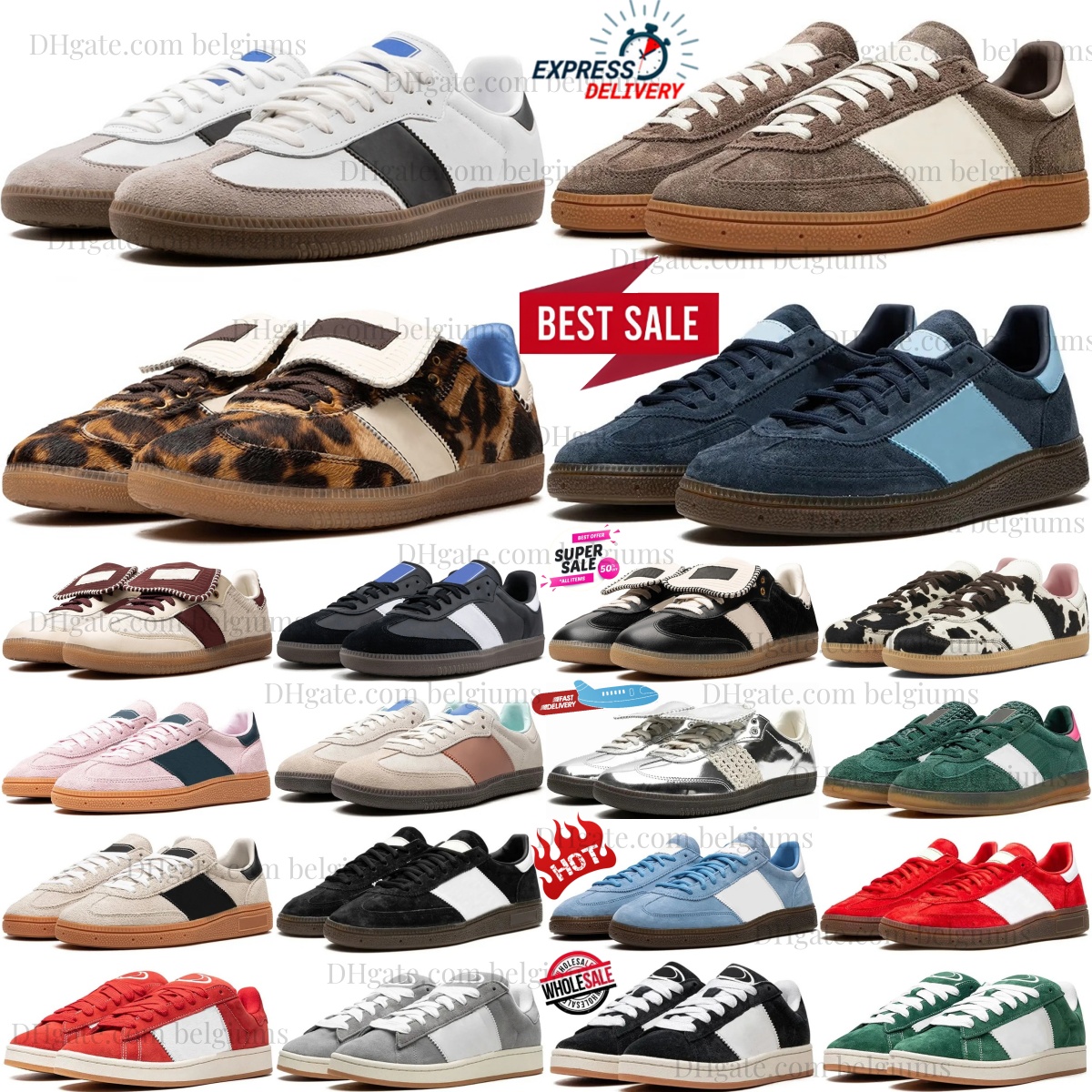 Casual Shoes White Black Leopard Gum Designer Earth 00 Pink Glow Navy Core Brown Royal Blue Pony Green Footwear Sporty Trainers Sand Womens Mens