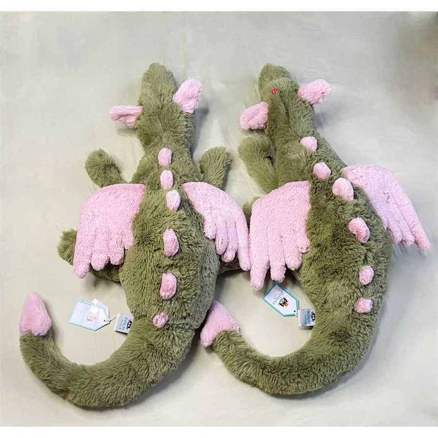Original 60cm Matcha Cherry Dragon Baby Doll Bedroom Pillow Cat And Dog Play With Plush Toys Pet Holiday Gift H260210-image-1094747670
