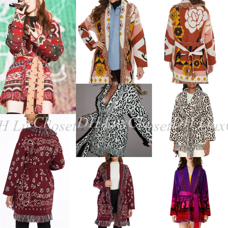Cardigan en Jacquard tricoté pour femme, pull tendance, qualité supérieure, polaire épaisse, tricoté, doux et confortable, hiver