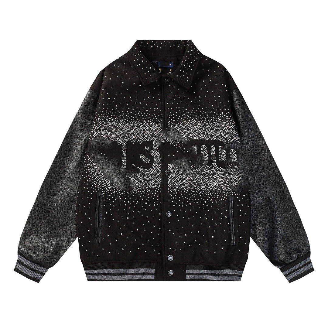Designer jacket coat men High-quality Autumn full-print series casual loose men's and women's denim suit jackets goodclothes11