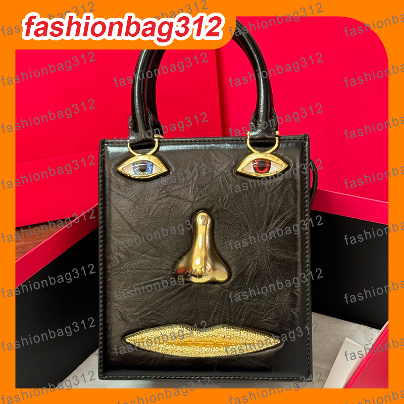 Sacs fourre-tout de créateurs SAC À BIJOUX D'ANATOMIE Sacs à bandoulière en cuir véritable de haute qualité Matériau en peau de mouton à motifs d