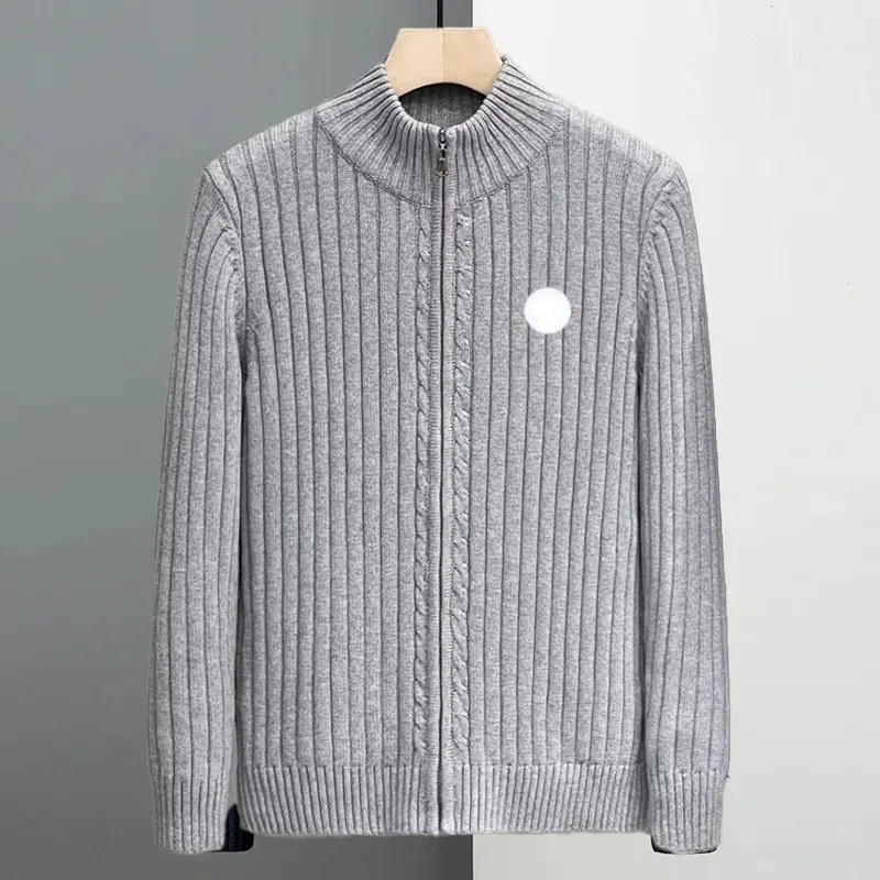 Men's knitted sweater designer knitted sweater men's cardigan zipper fashion casual pullover autumn wool designer cardigan men