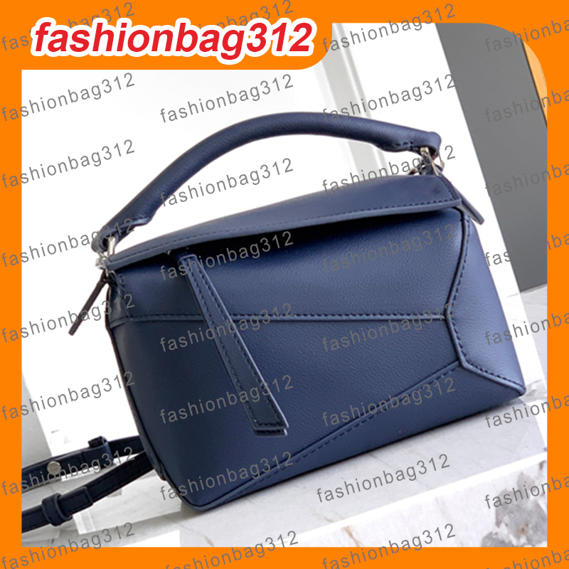 Designer Mini Puzzle-Pattern Sac à bandoulière Sac fourre-tout de luxe de créateur Sac d'embrayage de mode Unisexe Sac à bandoulière en cuir véri