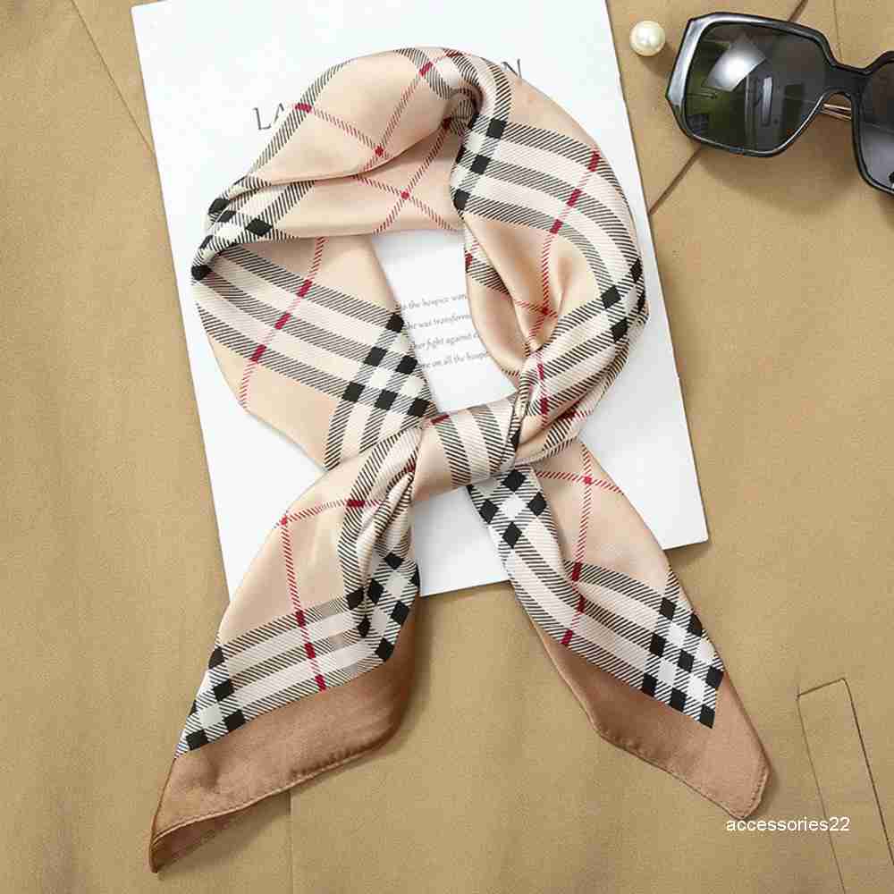 Design Print 24style imiter foulard en soie bandeau pour femmes mode long sac à poignée foulards P épaule fourre-tout Lage ruban bandeau 70x70CM
