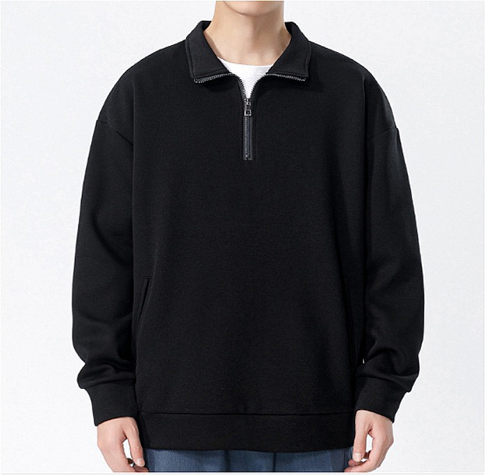 H244 Turtleneck Sweatshirt for Men Autumn and Winter Thickened Trendy