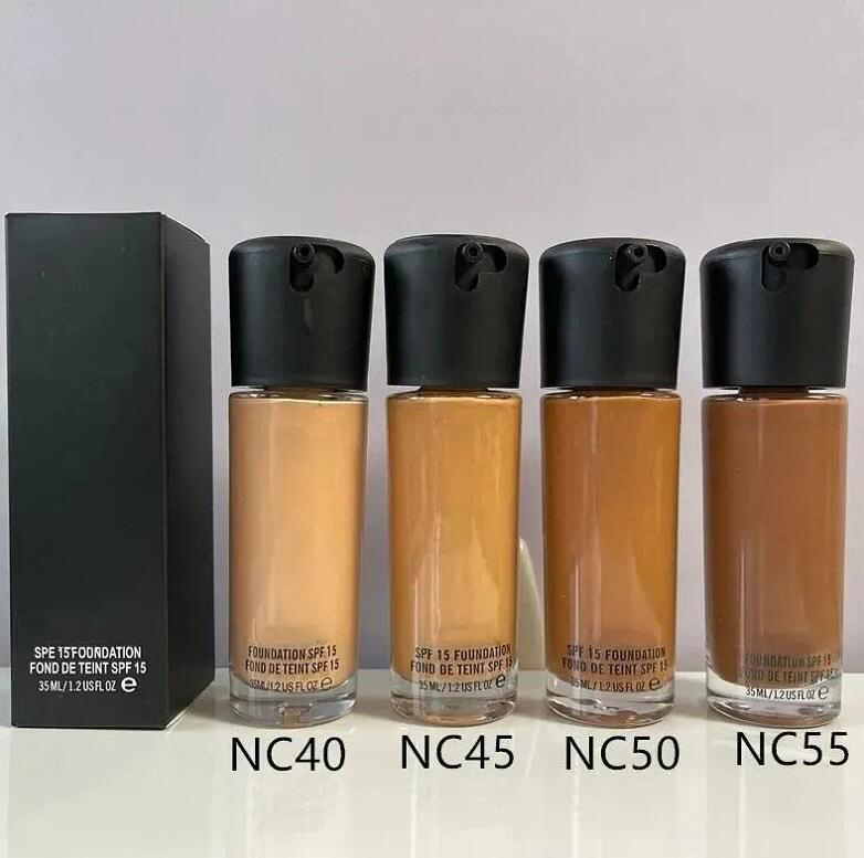 Beauty Face Foundation 35ml All Day Comfort Flawless Finish Foundations 9 Colors NC35 NC20 NC50 Makeup Long Lasting High Coverage Concealer cosme-image-881114844