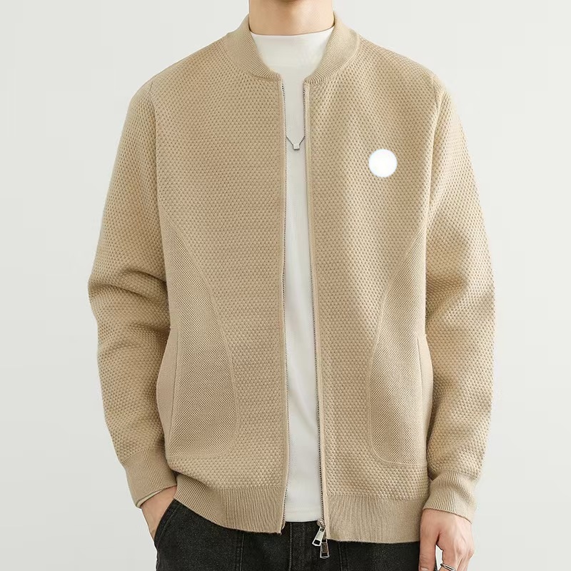 Men's knitted sweater designer knitted sweater men's cardigan zipper fashion casual pullover autumn wool designer cardigan men High qualit