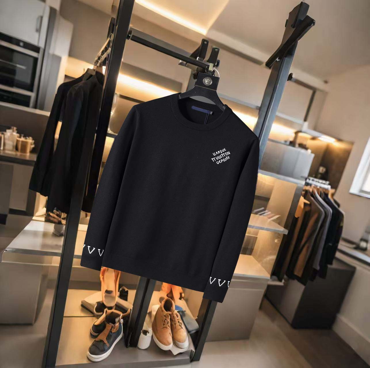 2025 mens luxury designer sweaters Mens with Womens autumn Winter Long Sleeve sweater Knitted sweatshirts