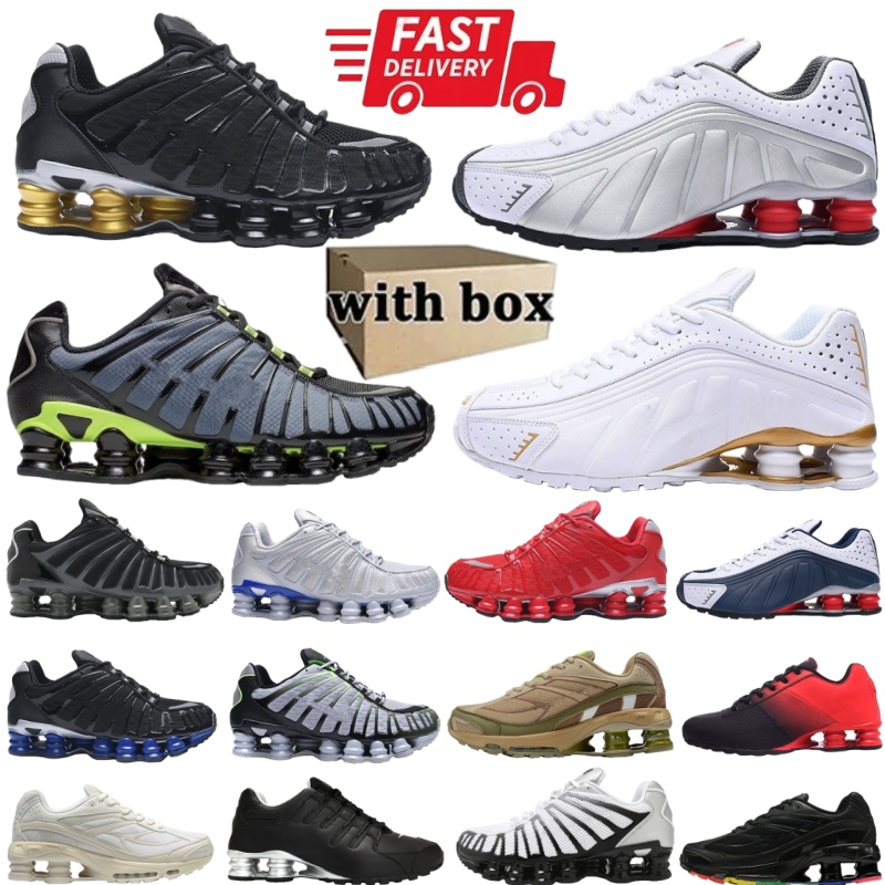 Classic trainers shox TL men running shoes chaussures Sunrise Triple Black White Volt Silver Speed Red Dark Blue mens Zapatillas sports sneakers