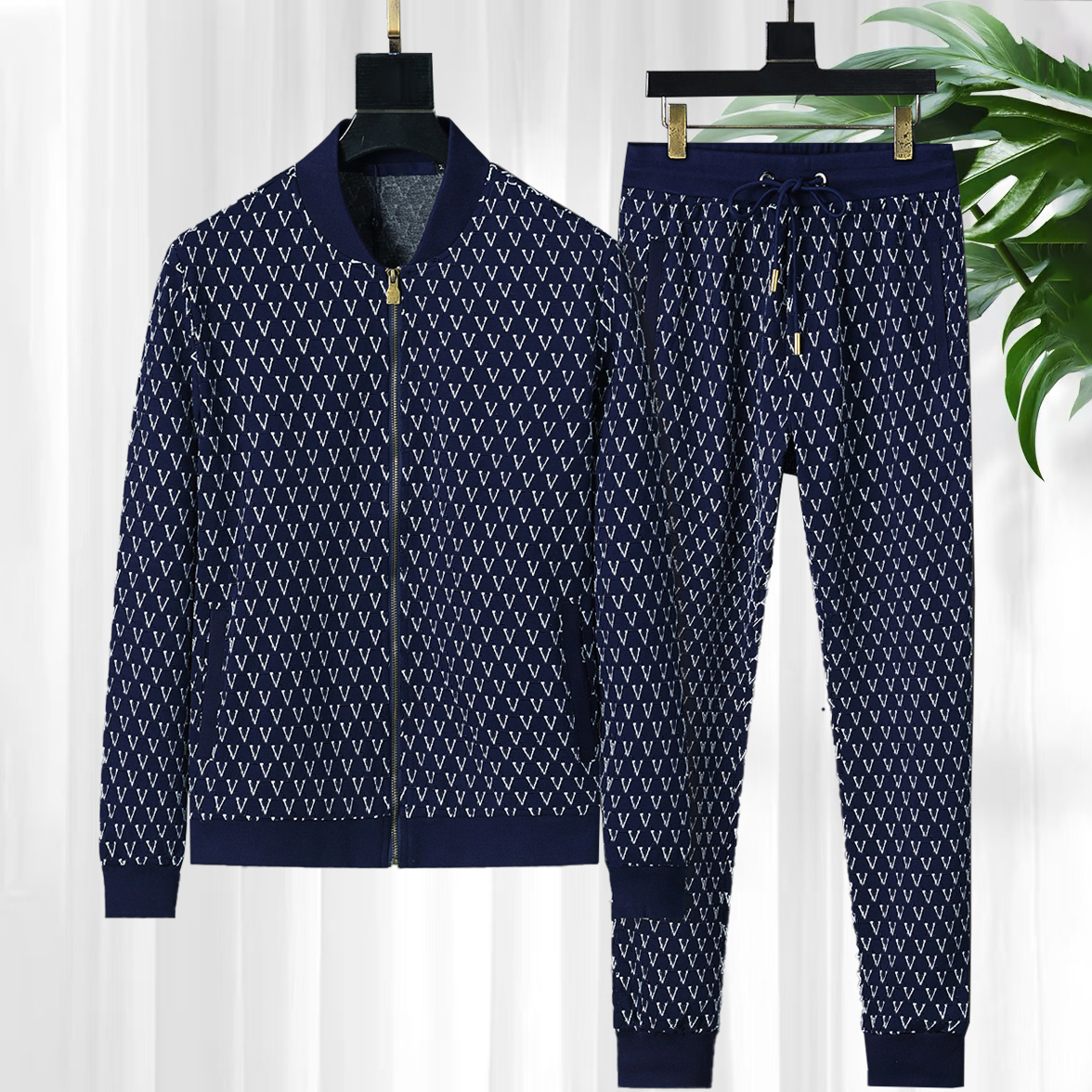 Survêtement de créateur pour hommes de haute qualité, ensemble de vêtements de sport classiques pour hommes, ensemble de veste à glissière pour h