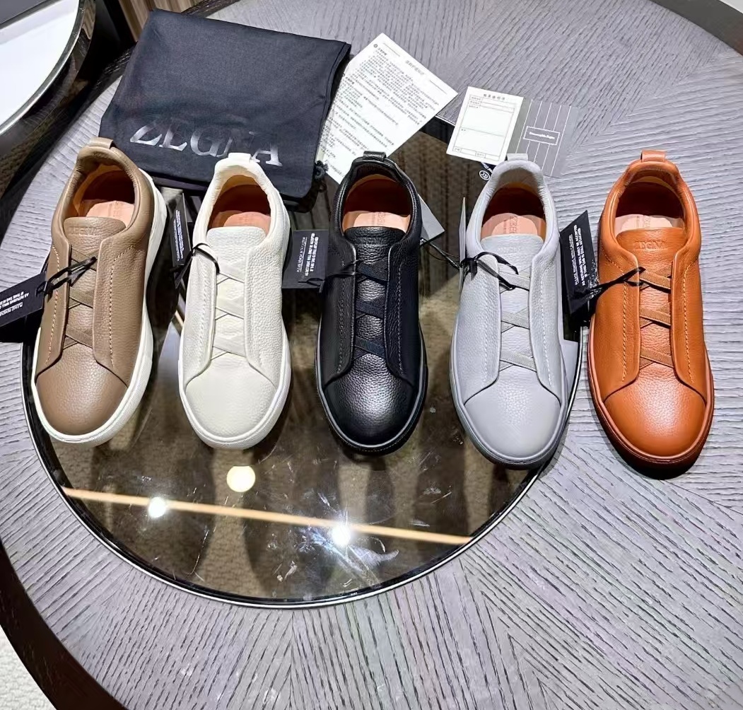 Designer Dress shoe Men zeganesss Dress shoe Mens Luxury Casual Business Shoe zegnal Loafers tennis blazer shoe Hike outdoor Sport Falt shoes Suede