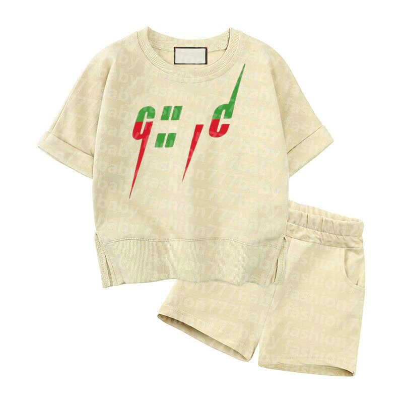 HOT 7 styles Logo Clothing Sets Kids Clothes Suits Girl Boy Clothing Summer Infantis Baby sets chlidren sport suits-image-999660895