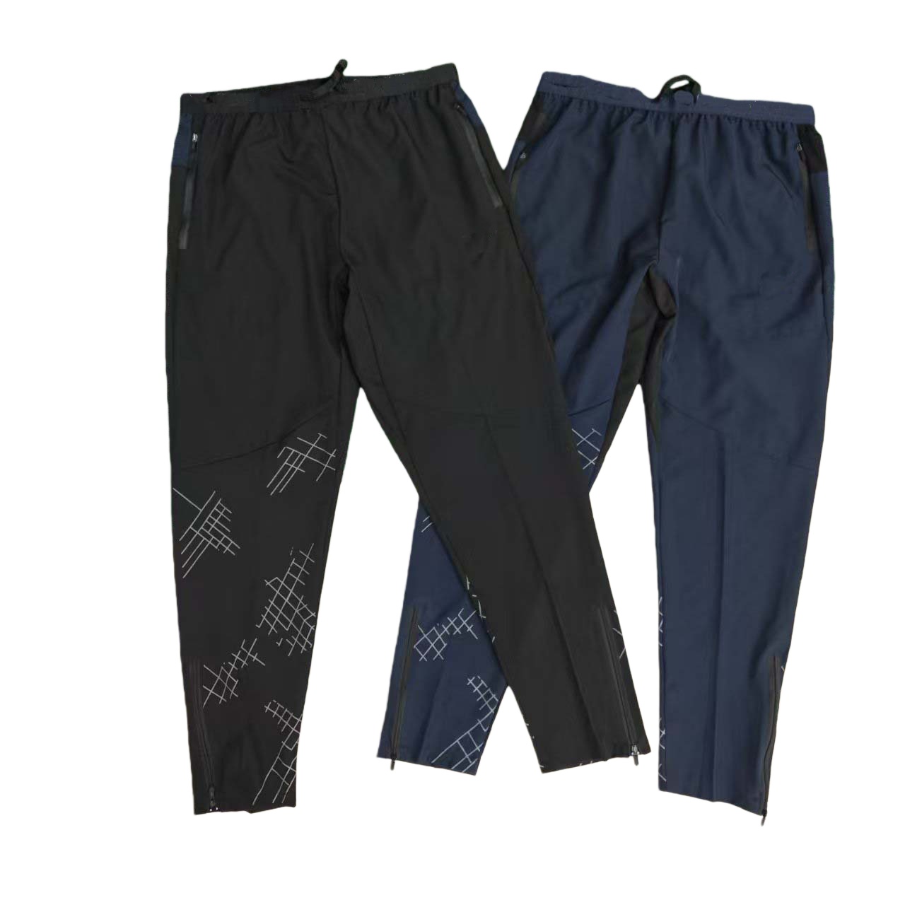 Fashion Brand Quick drying mens pants training casual sweatpants running breathable small foot zippered running designer pants Z260625