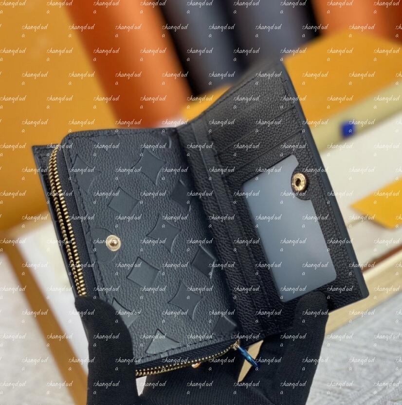 10A Designer wallet Brown flower wallet rosalie victorine Women coin purse card holder keychain Man Designer purse Key CardHolder small wallets t-image-962538748