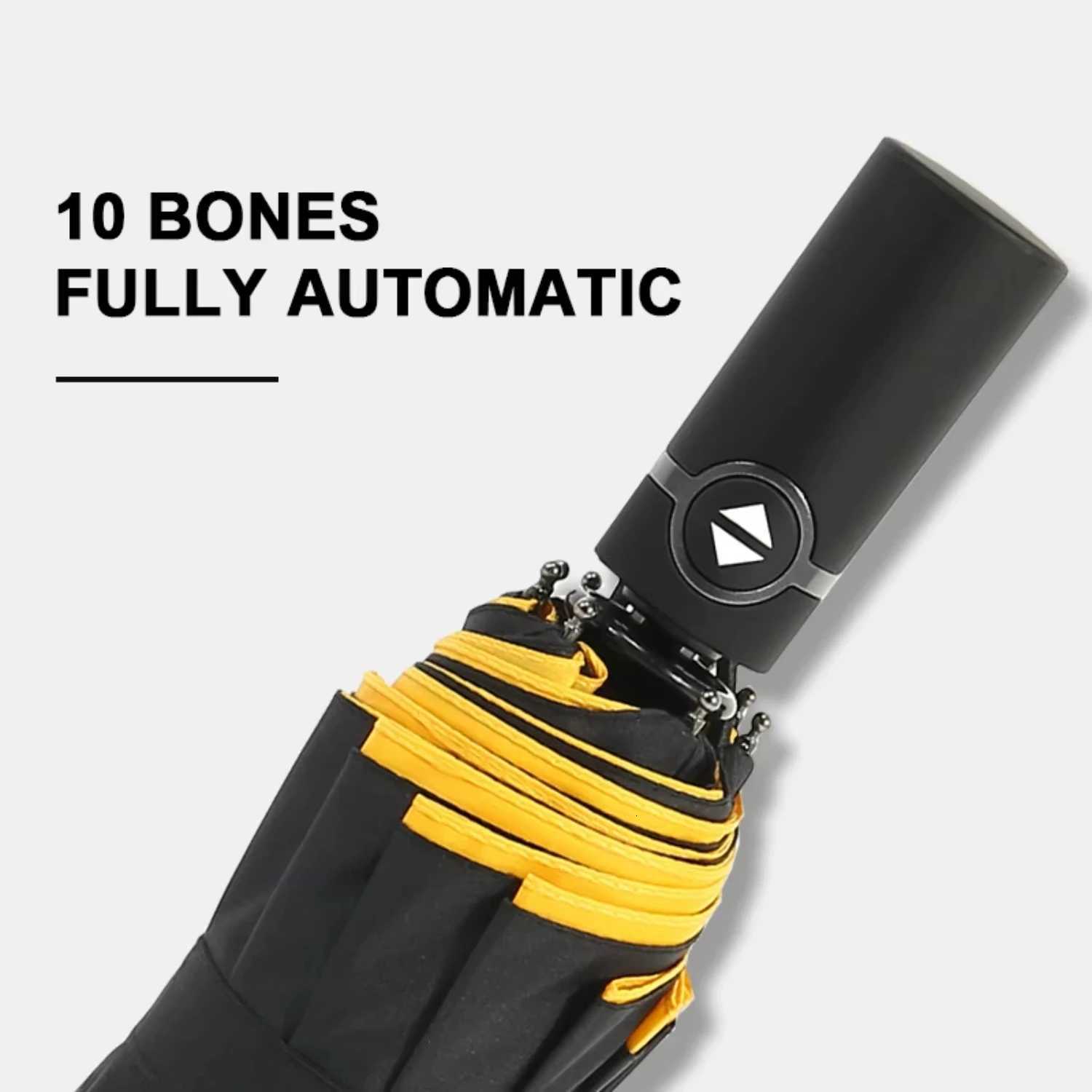 Windproof Double Layer Resistant Umbrella Fully Automatic Rain Men Women 10K Strong Luxury Business Male Large Umbrellas Parasol C251027 M260302-image-1095985262
