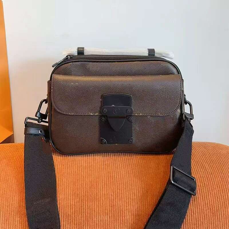 Sac messager de styliste pour hommes, sacs à main de luxe à serrure, sacs à bandoulière en cuir de veau, nouveaux sacs à main à bandoulière d'aut