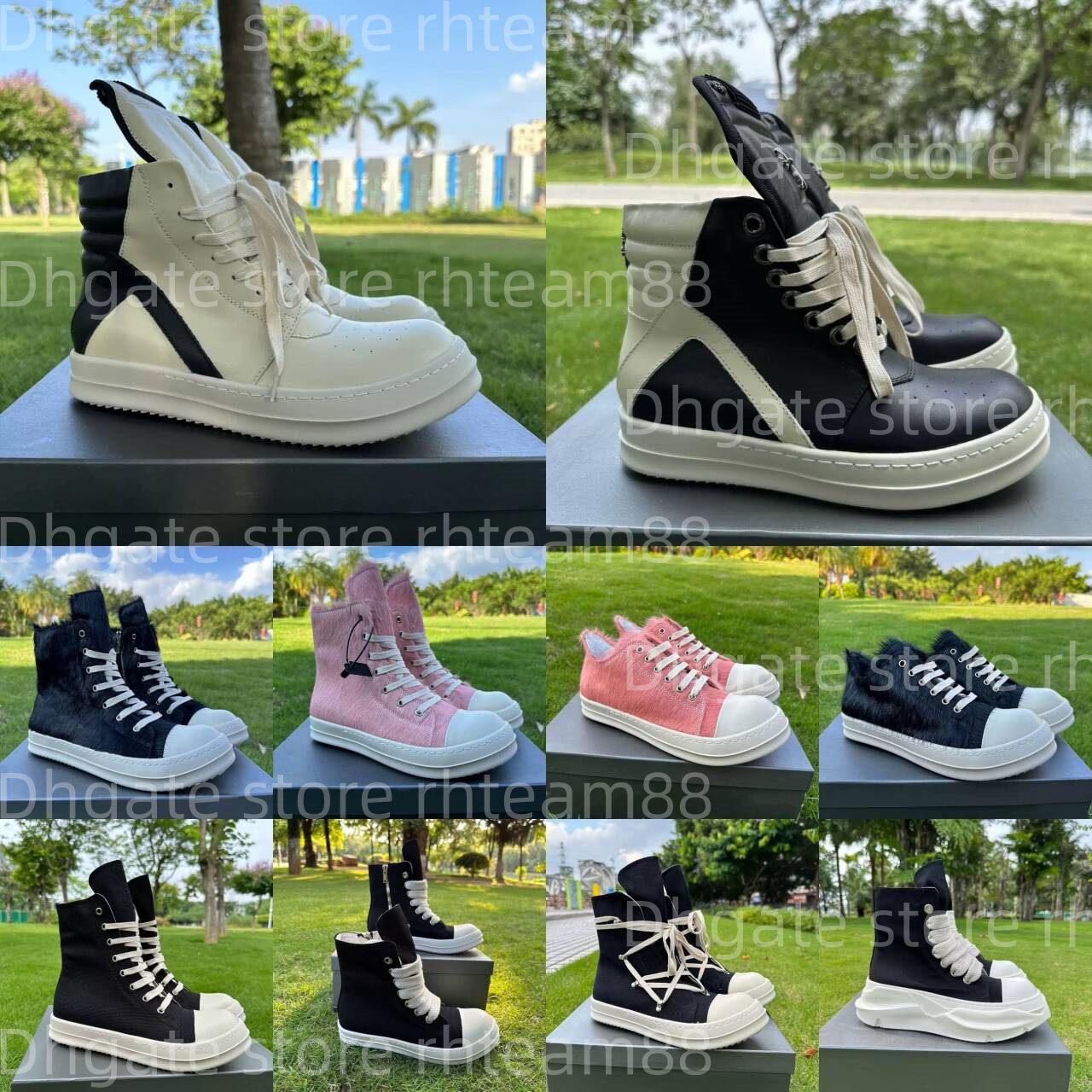 womens boots winter boots Luxury booties designer boots men shoes women shoes martine boots black pink furry boot Genuine Leather bottes high top lo
