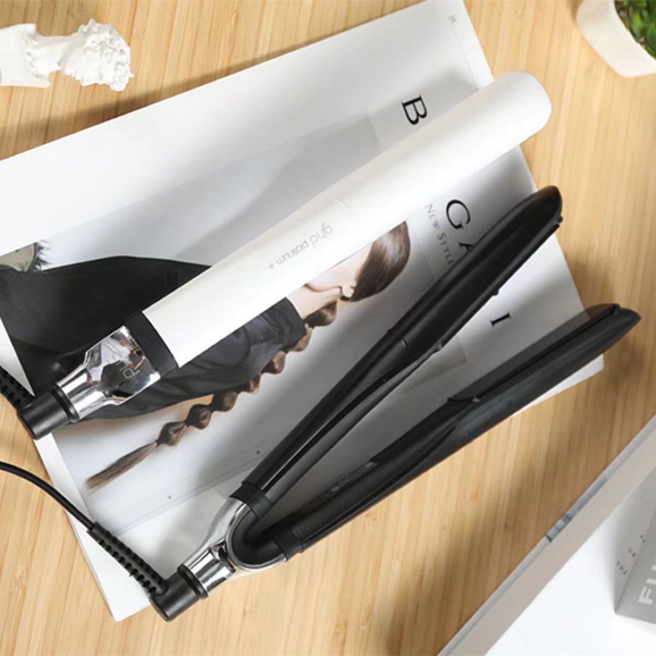 Womens Hair Straighteners multifunctional hair curler Hair Care Styling Tools Hair Products Professional Man Hair Straightener-image-1081845200