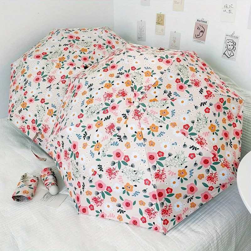 French Floral Umbrella for Women Sunny or Rainy DualUse Sunshade Umbrella DualUse Sun Umbrella for Women Sun Protection Umbrella C251027 M260303-image-1096023498