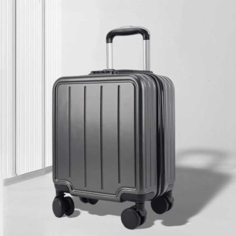 14 Inch Mini 20X30X40 CarryOn Luggage With 4 Spinner Wheels No CheckIn Airline Approved Portable Travel Suitcase Lightweight W251028-image-1082096838