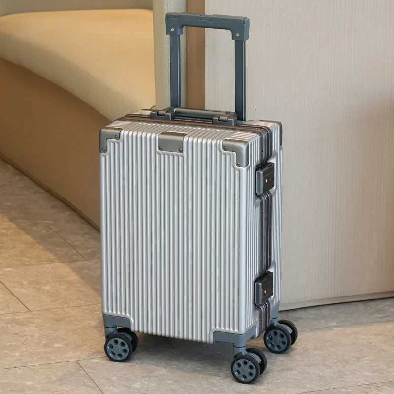 16 Carryon Suitcase Boarding Mini Lightweight Rolling Luggage for Child Travel Trolley Case with Aluminum Frame Password Lock W251028-image-1082097828