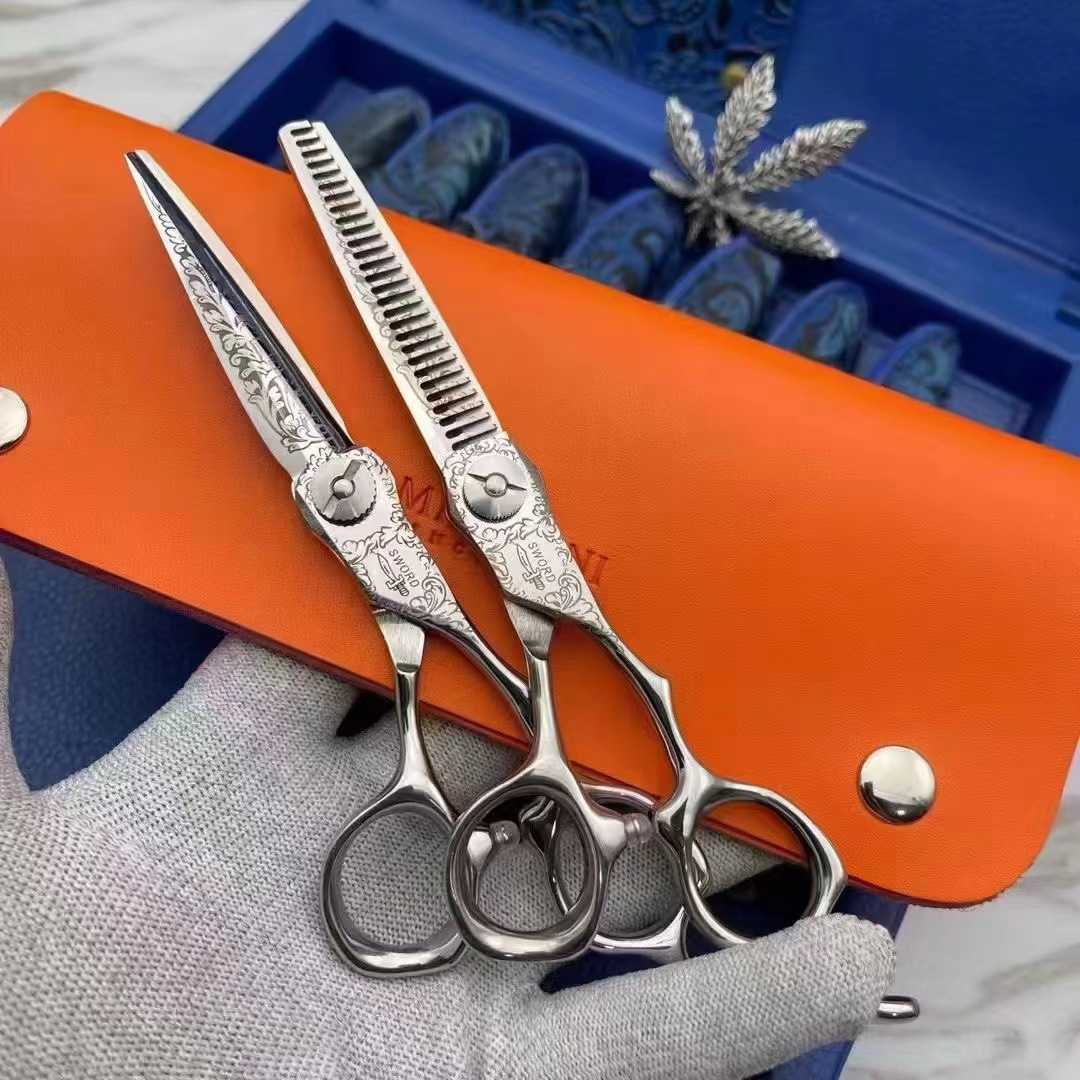 Ciseaux à cheveux de style Damas de 6,0 pouces - parfaits pour couper les cheveux, couper les franges et coiffer les cheveux - idéaux pour les co