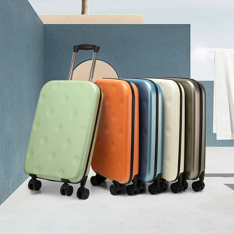 20inch Foldable Luggage with MultiDirectional Silent Wheels Airline Approved Cabin Bag 2428 Inch Portable Checked Suitcase W251028-image-1082096742