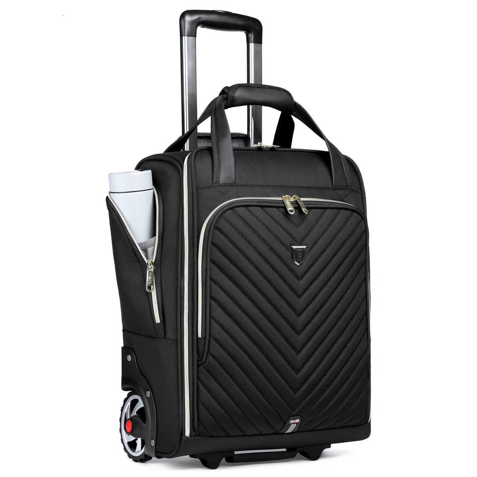 18 inch Laptop Bag Business Trolley Bags CarryOn Underseat Airlines Luggage Travel Bag with Wheels Women Men Cabin Suitcase W251028-image-1082096712