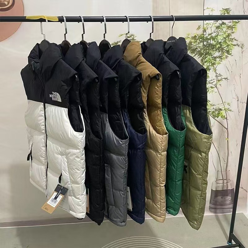 Winter Stand Collar Cotton-padded Vest Men&#039;s Patchwork Fashion Brand Casual Youth Preppy Trendy Male Vest Sleeveless Outerwear-image-917120869