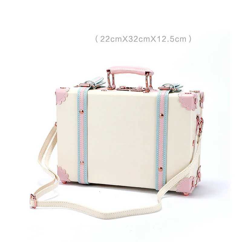 2024 Retro New Women Vintag PU Travel Suitcase Luggage sets13 inch Men Trolley Luggage handbag Carry W251028-image-1082096561