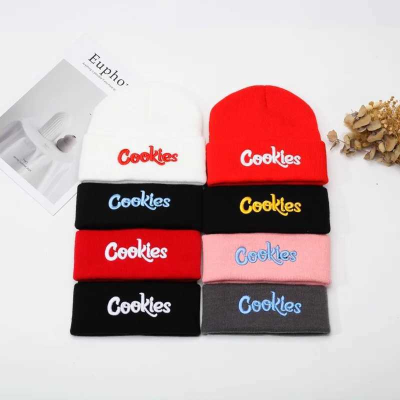 2026style letter New Cookies embroidered knit cap wool warm ie for and wen autumn winter hat X251028 S260601