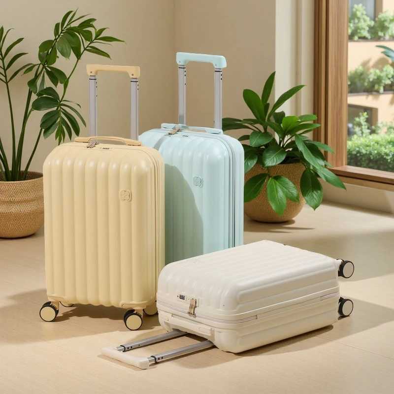 HighValue ShortDistance Suitcase ABSPC Travel Suitcase 360 Smooth Universal Wheel With Mobile Phone Stand Luggage 2024 W251028-image-1082096452