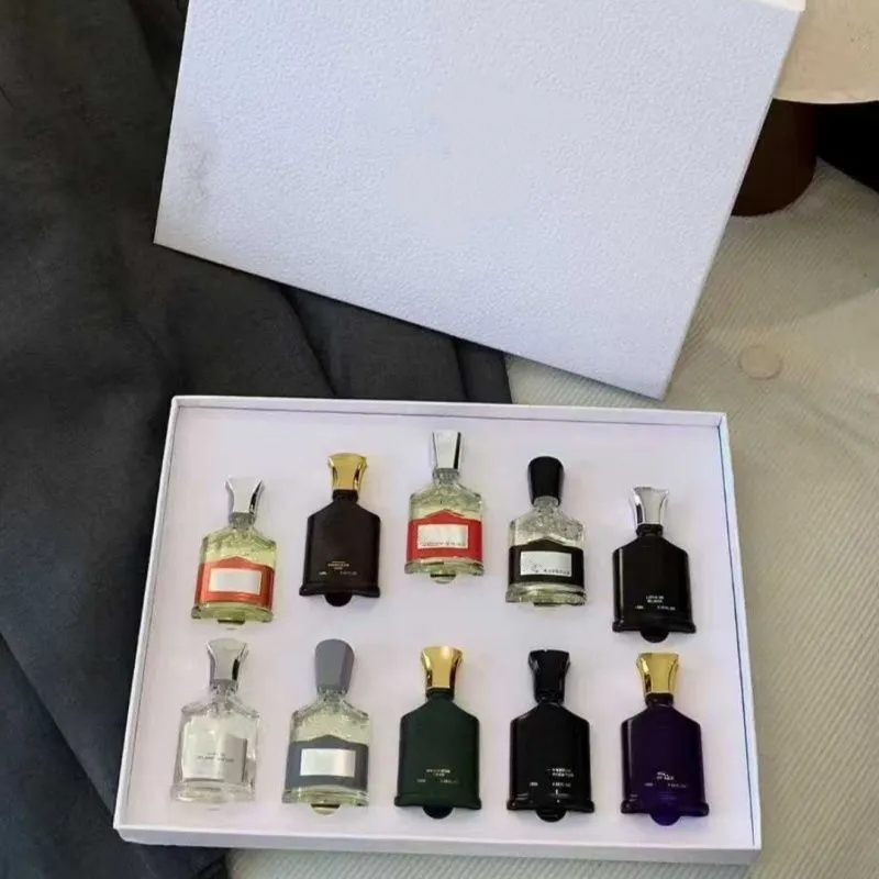 Designer Mini Parfum Set Parfum Cologne Royal Mayfair Centaurus Men Cologne Spray 10pcs * 15ml Parfum à action longue Charme Parfum naturel Spray