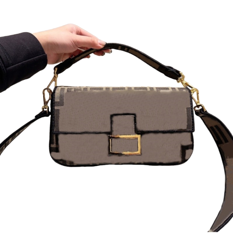 Woman Baguette Crossbody Bag Designer Handbag Shoulder Bags Vintage Small Flaps Cross Body Phone Bags Print Leather TOP-image-977366511