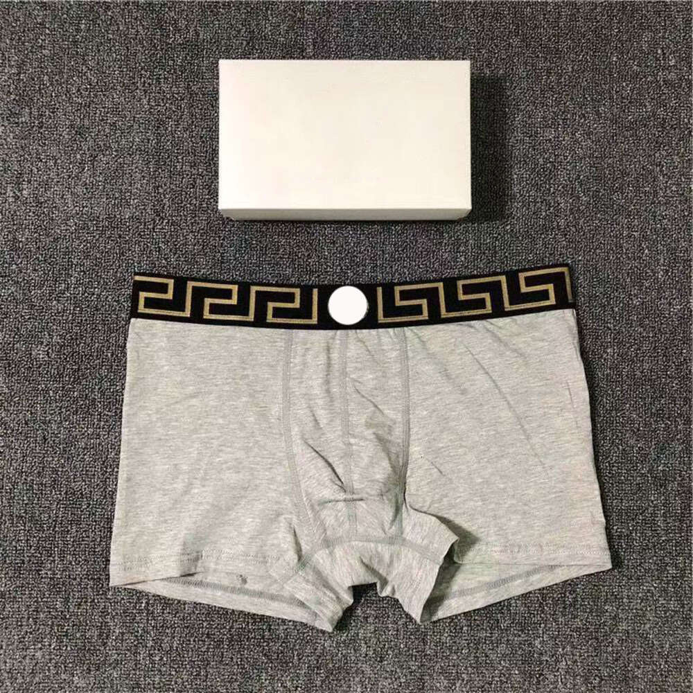 Designer Man's Medusa Men's Underwear Head Flat Angle Pure Cotton Gold Boxer Shorts Sexy Retro Trend High-quality comfortable and breathab