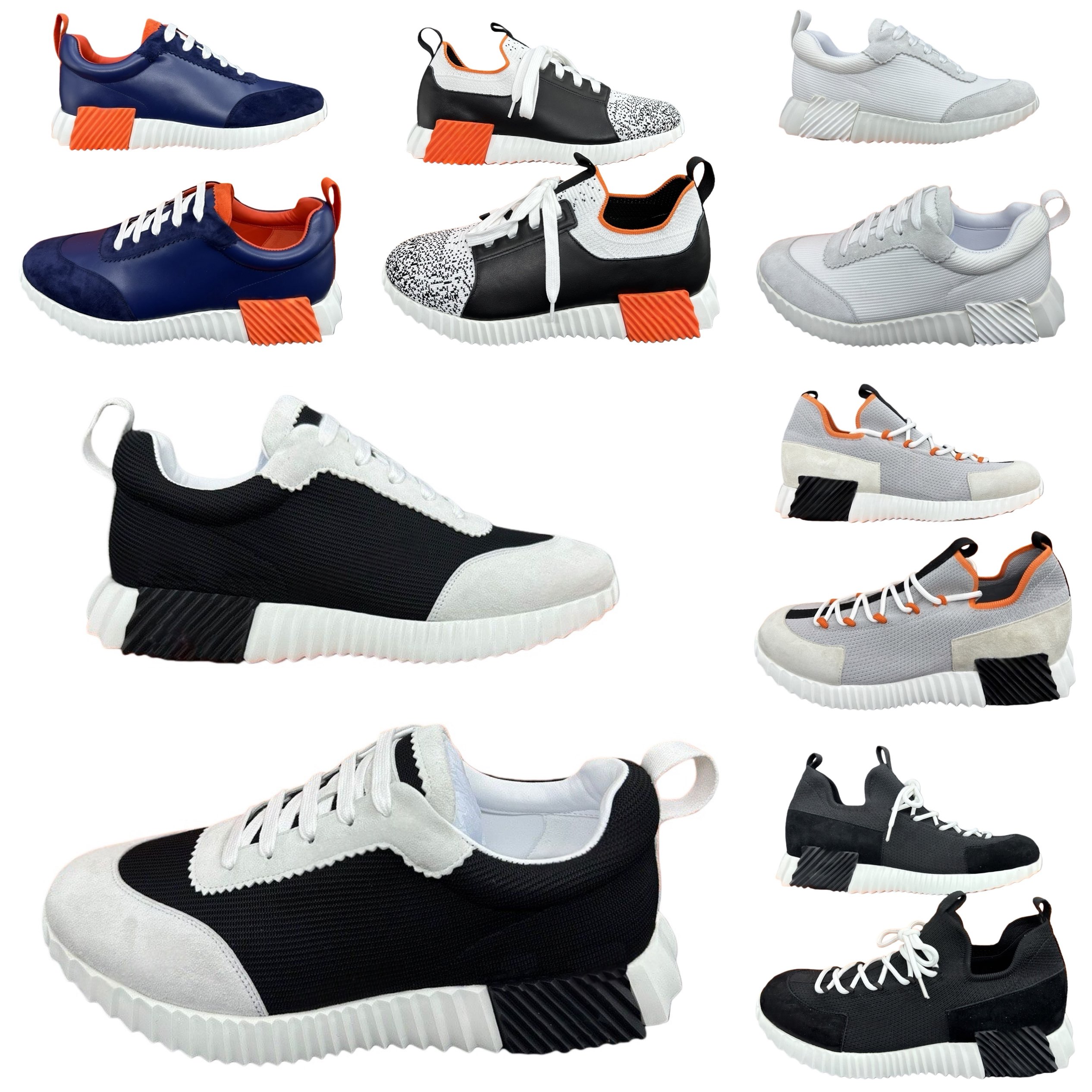 designer sneakers suede sports casual shoes trainers breathable mesh Outdoor running shoes Lace Up men women sneaker bouncing nonslip rubber sole fl