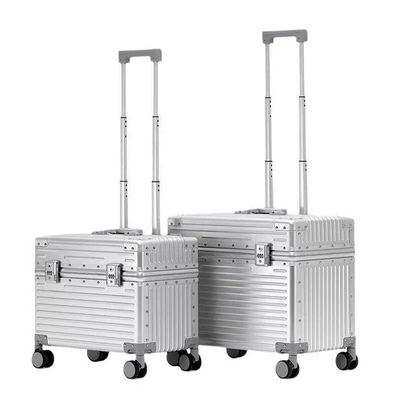 182022 inch Aluminum Alloy Suitcase Trolley Case Universal Wheels Carry on Luggage Boarding Case Photography Box Cosmetic Case W251028-image-1082096866