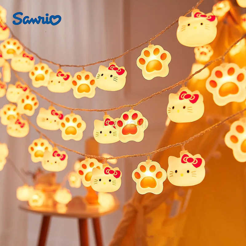 Sanrio 236inch 40 Leds Cartoon String Lights For Kids Room BatteryUsb Operated Hanging Lamp Christmas Festival Decor Light 303 L251028-image-1081993191
