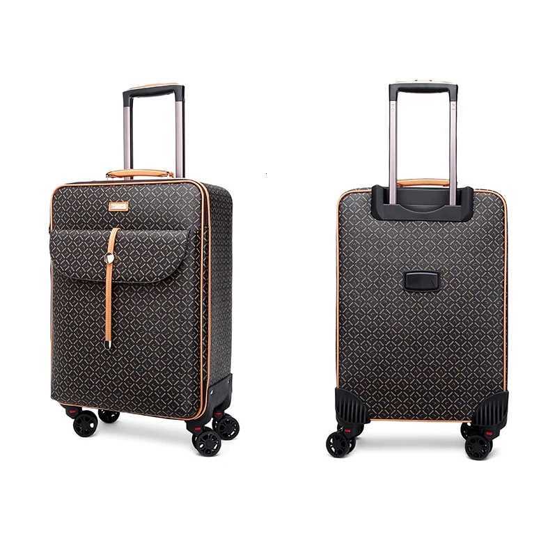 Retro Suitcase Luxury Brand Trave Bag Luggage with Handbag Travel Suitcase with Wheels 16 20 24 inch Trolley Case Luggage Set W251028-image-1082096759