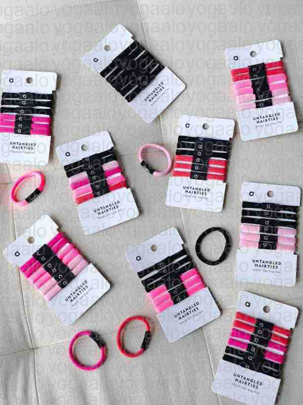 6 bandeaux de cheveux de sports de plein air, ensemble de bandeaux élastiques de yoga de sport décontracté pour femmes, couleur unie, polyvalent