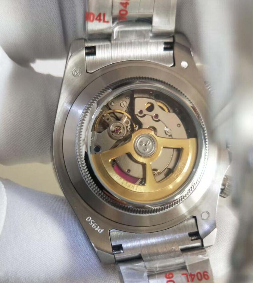 U1F Latest Release multi Styles 126506 men's watches 40mm ceramic sapphire Luminous Back Transparent ETA 2813 mechanical Automatic men Wristwat