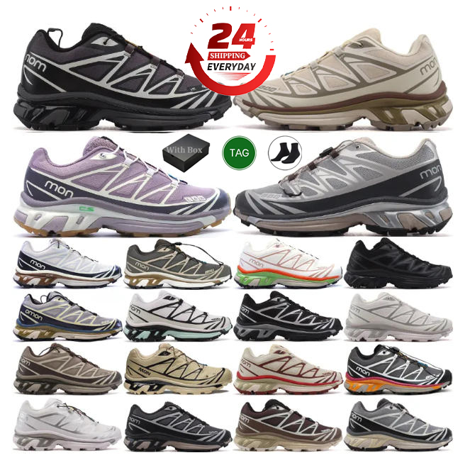 Top XT-6 ADV Ultra Raid Trail Running Shoes For Men Women XT-6 Designer White Lunar Rock Triple Black Quarry Bleached Sand Outdoor Hiking Sports-image-924138006