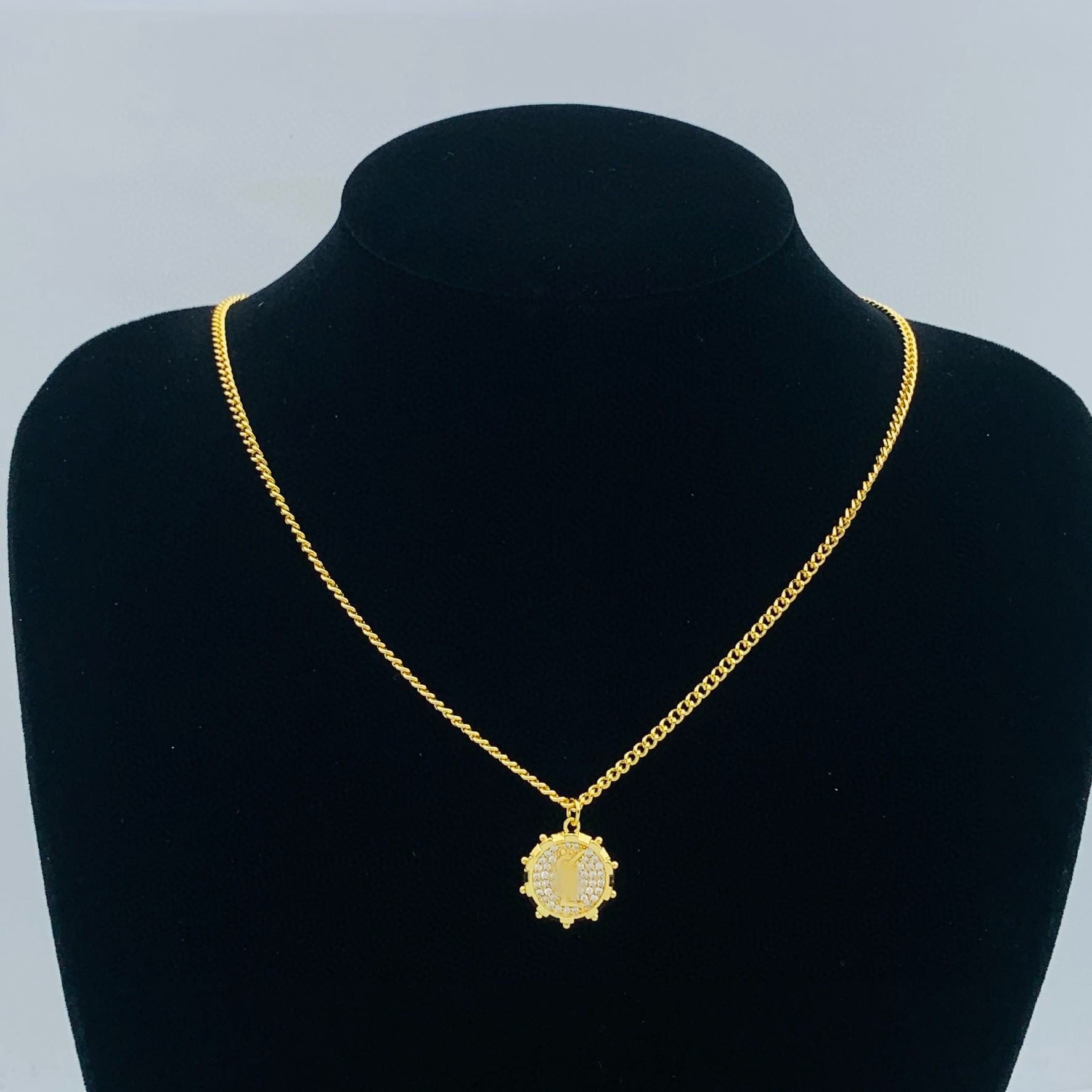 High light Logo marking back luxury designer girls full diamond letter Y pearl pendant choker necklace 18K Gold Silver branded engrave back women