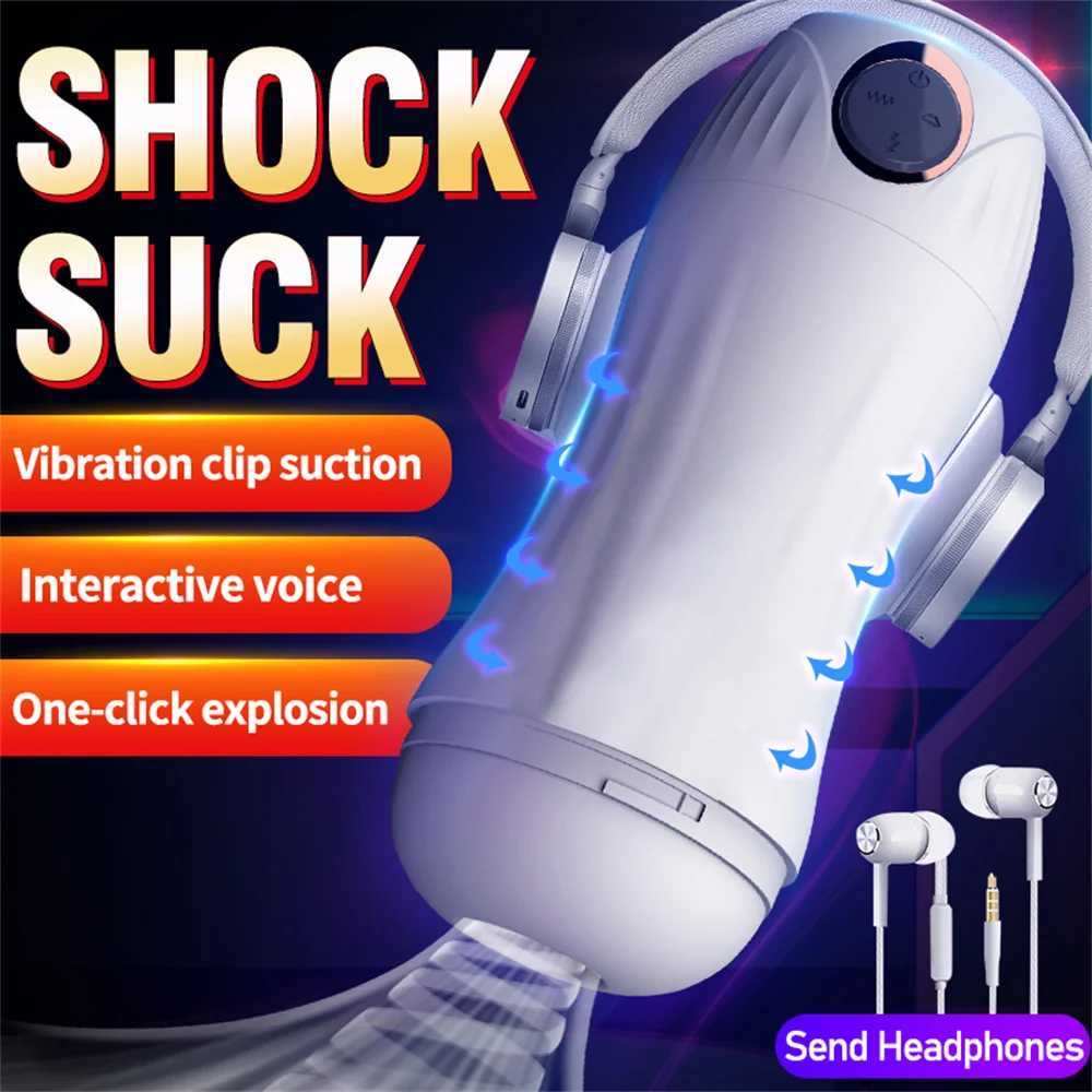 2026 New Toy Male Automatic Sucking Masturbator Cup Blowjob Sex Machine Pocket Vagina Pussy Glans Trainer Adult Toys For Men