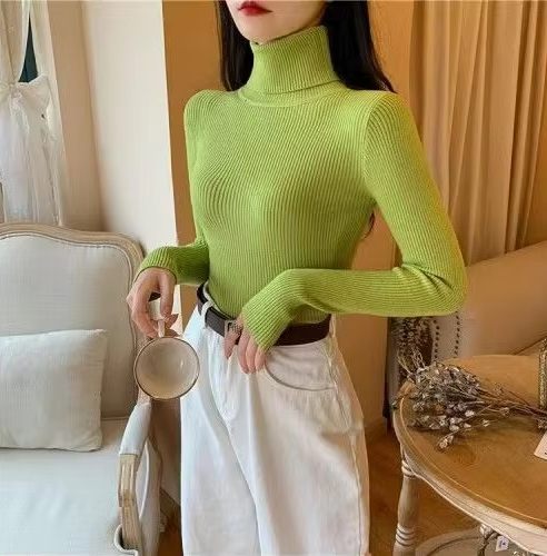 A270 Winter fashion casual women's clothing women's pullover slim basic tops women's cardigan knitted women's sweater can be