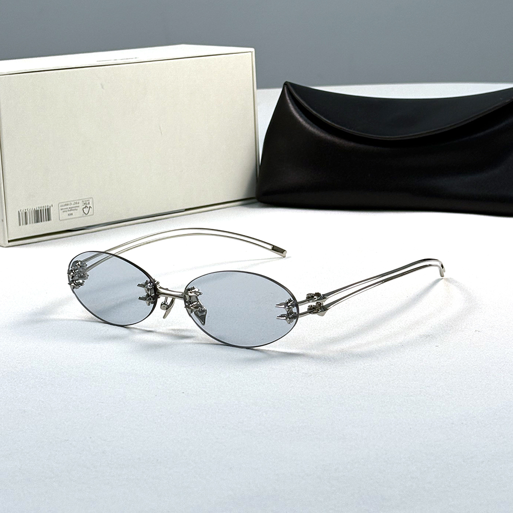 GENTLE MGHKA Retro Titanium Optical rimless Anti blue light Glasses Frame Oval NODE Eyeglasses men women GM Glasses Frame computer eyewear monter Su