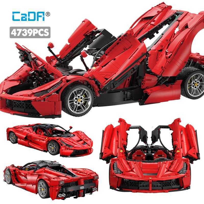 Cada 4739PCS Technical City Racing Car Hypercar Model Building Blocks Sportscar Vehicle Bricks Toys Children Kids Gifts C251118-image-1085145990