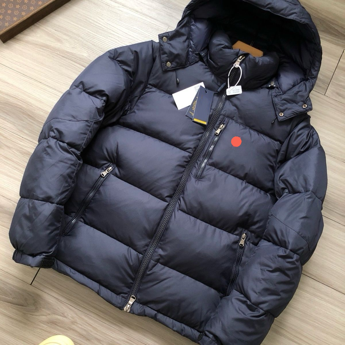 Designer Polo jackets Puffer Jacket Men Winter Jacket Polos Jacket Down Jackets Hooded zipper embroidery thick warm mens coat Windbreaker leather ja