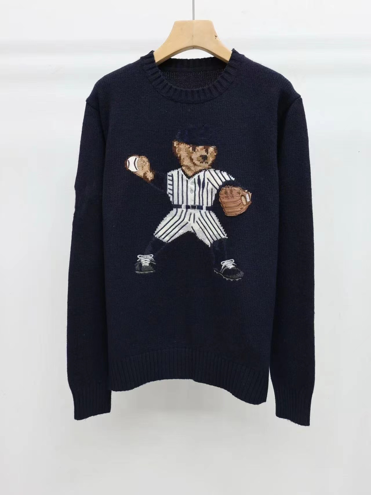 US Women&#039;s knitting sweater - Flag of the United States sweater 2023 winter fashion comfortable cotton pullover-image-889652569