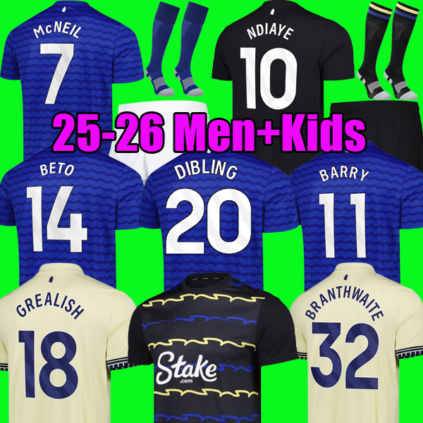 S-4XL GREALISH McNEIL BETO BARRY DIBLING Evertoons 25 26 Soccer Jerseys NDIAYE 2025 2026 TARKOWSKI MYKOLENKO football shirt BRANTHWAIT GANA jerse-image-892307553